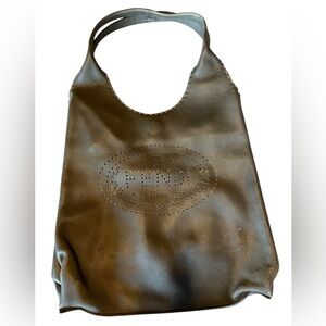 Fendi Selleria Large Gray Hobo